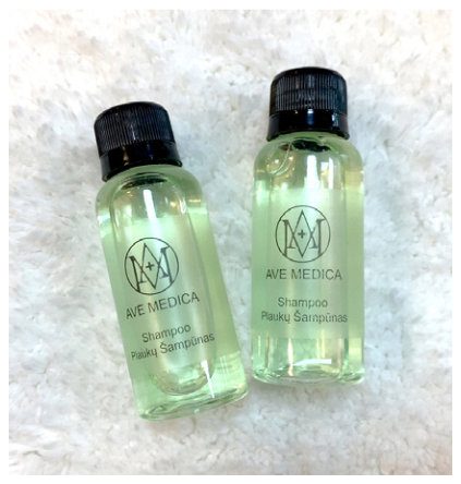 Hotel body lotion amenity