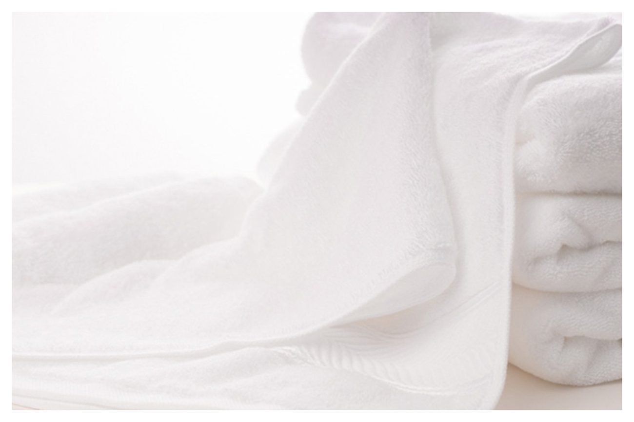Plain woven hotel towel set
